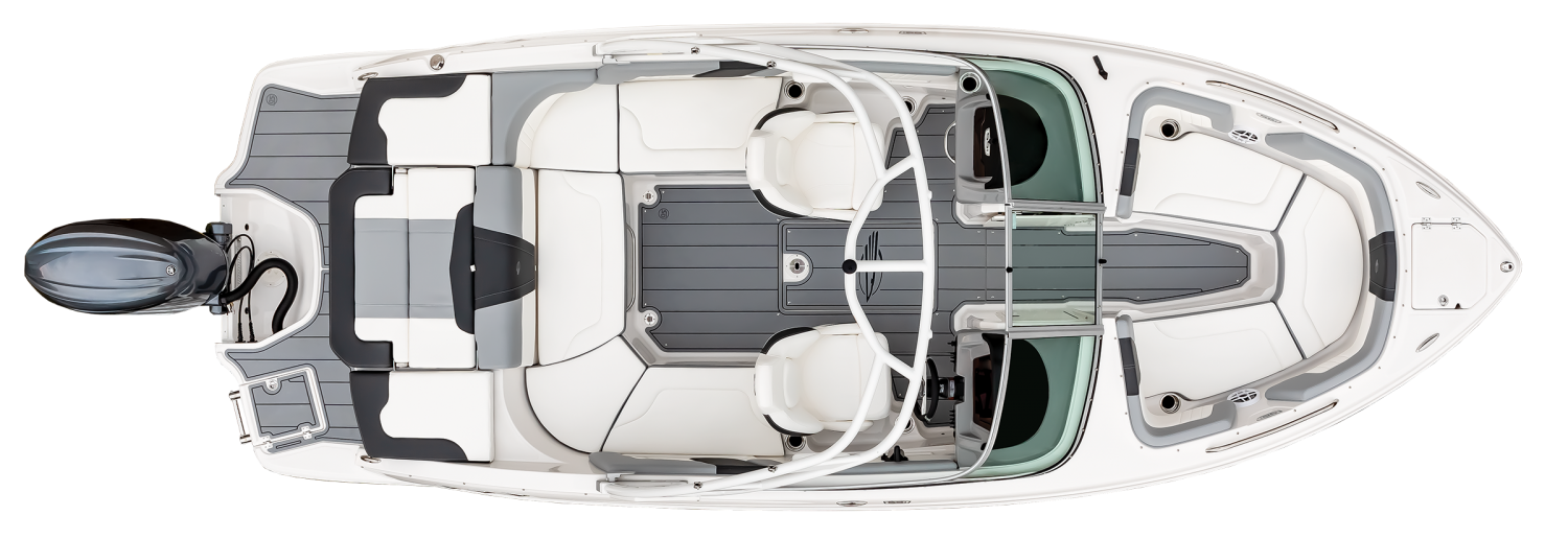 Overhead view of the  Chaparral 23 SSi OB 