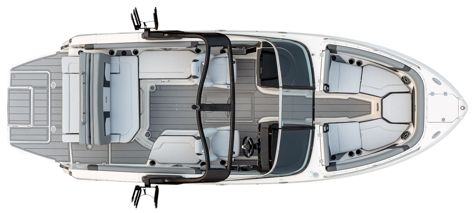 Overhead view of the  Chaparral GTS 6 
