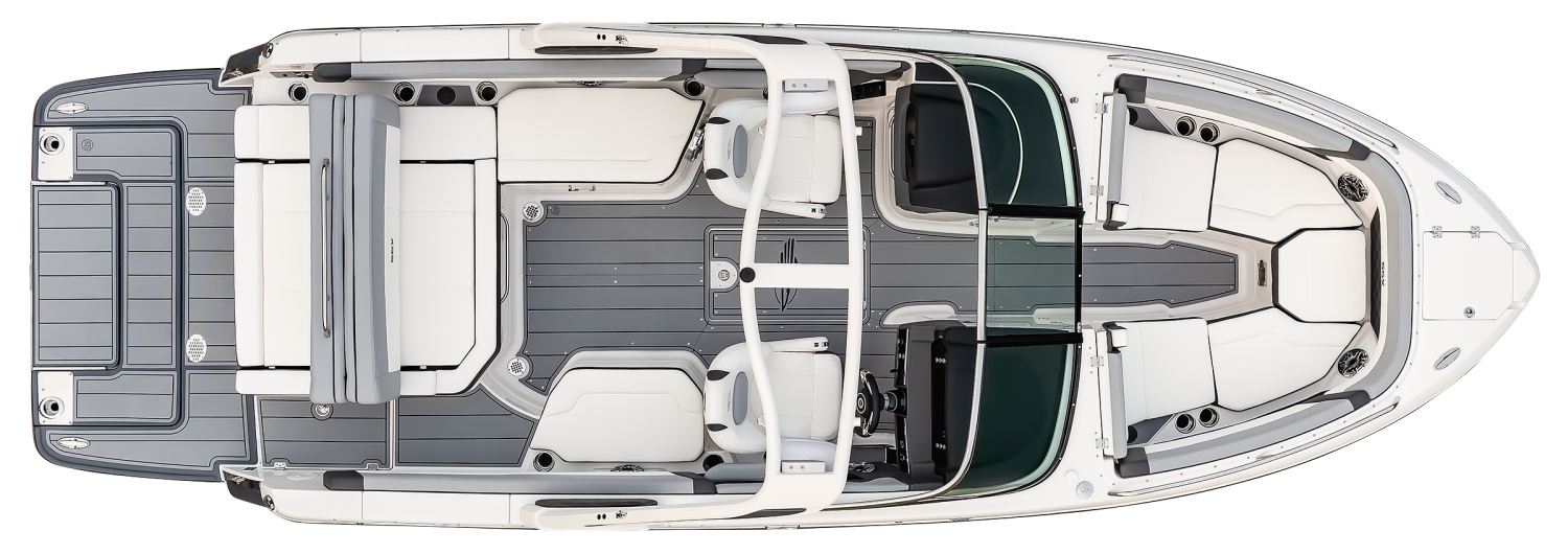 Overhead view of the  Chaparral 267 SSX  