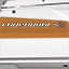 Painted Metallic Apex Hull Graphic - Cayenne with White XL Hull Designator