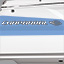 Painted Metallic Apex Hull Graphic - Steel Blue with White XL Hull Designator