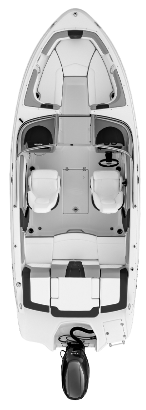 Overhead view of the  Chaparral 19 SSi OB 